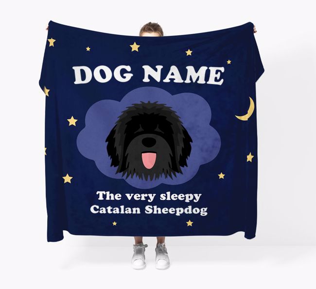 The Very Sleepy...: - Personalized {breedFullName} Throw Blanket